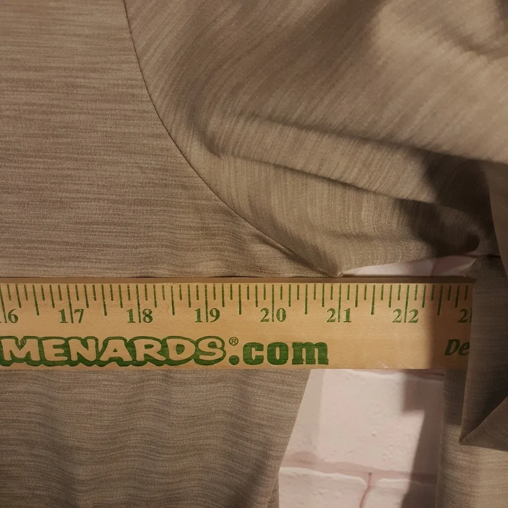 REI Jacket Mens M Full Zip Activewear Athletic Light Brown Outdoor Hiking Travel